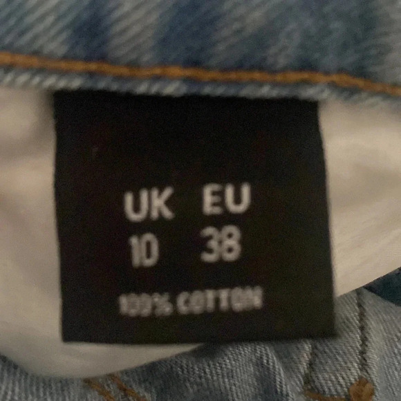 Nasty gal denim Jean shorts size 6 - Picture 6 of 9